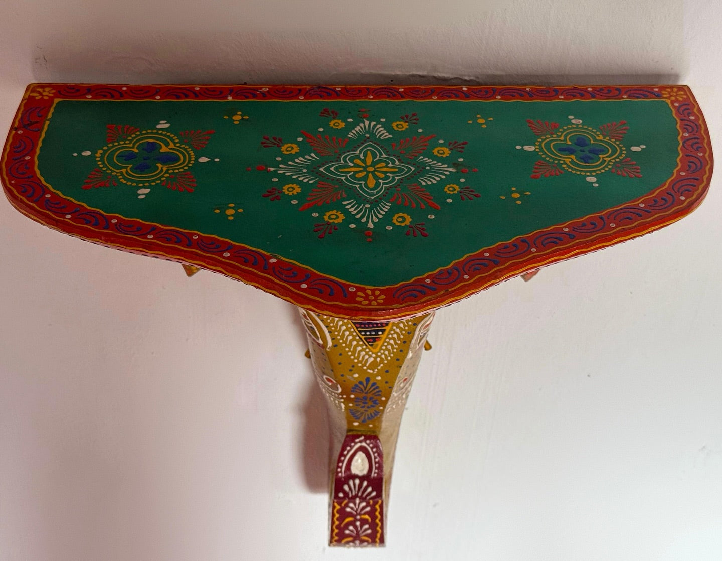 Wooden Ganesh Wall Shelf