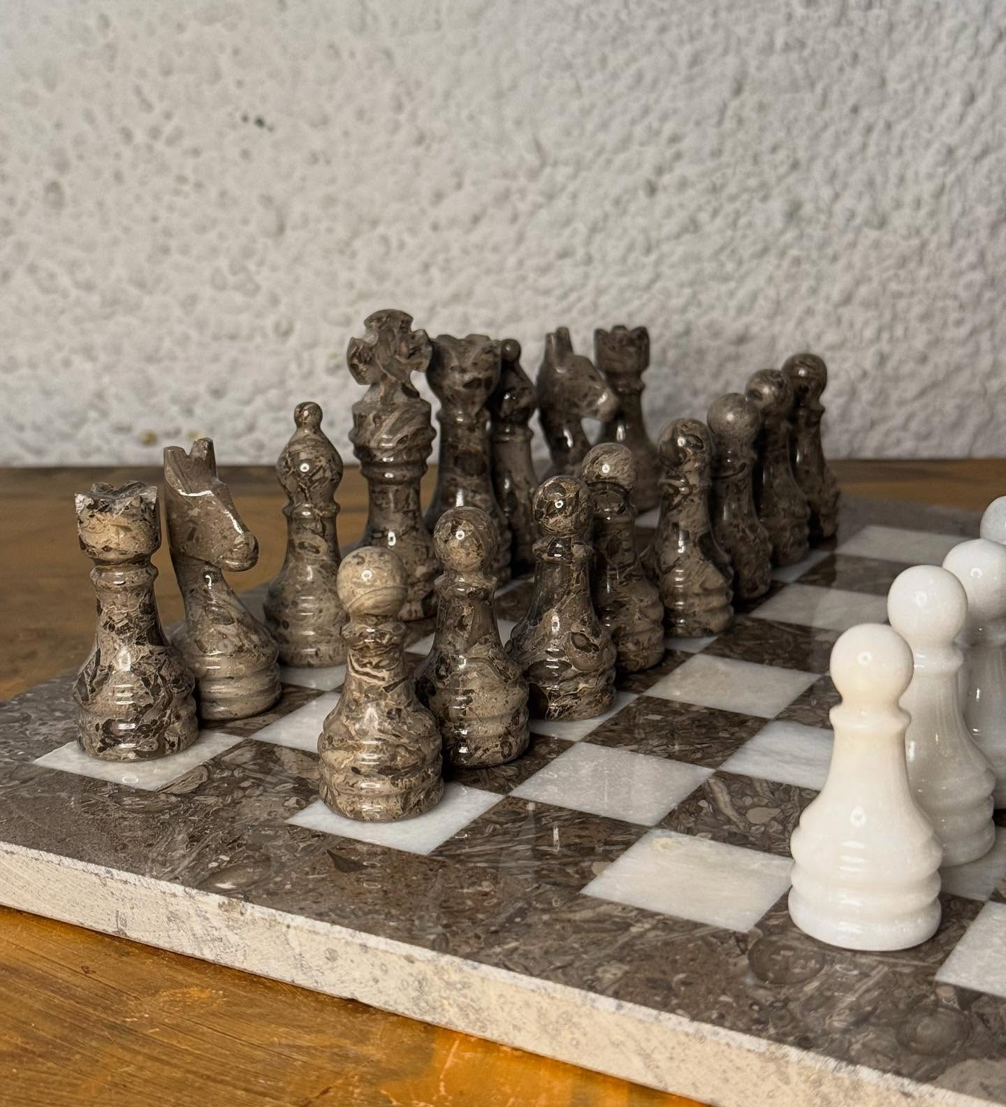 Afghan Marble Chess Set