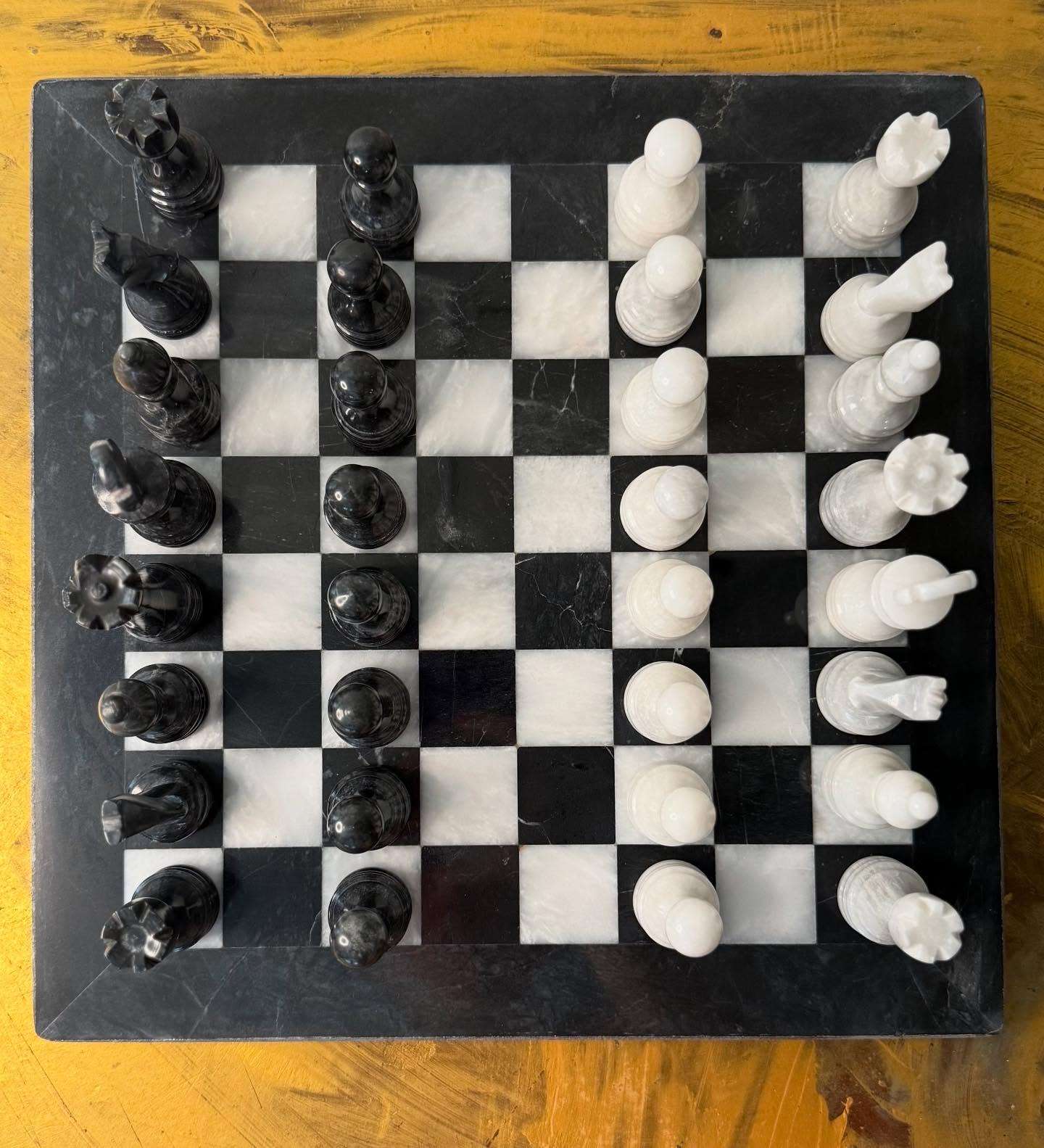 Afghan Marble Chess Set