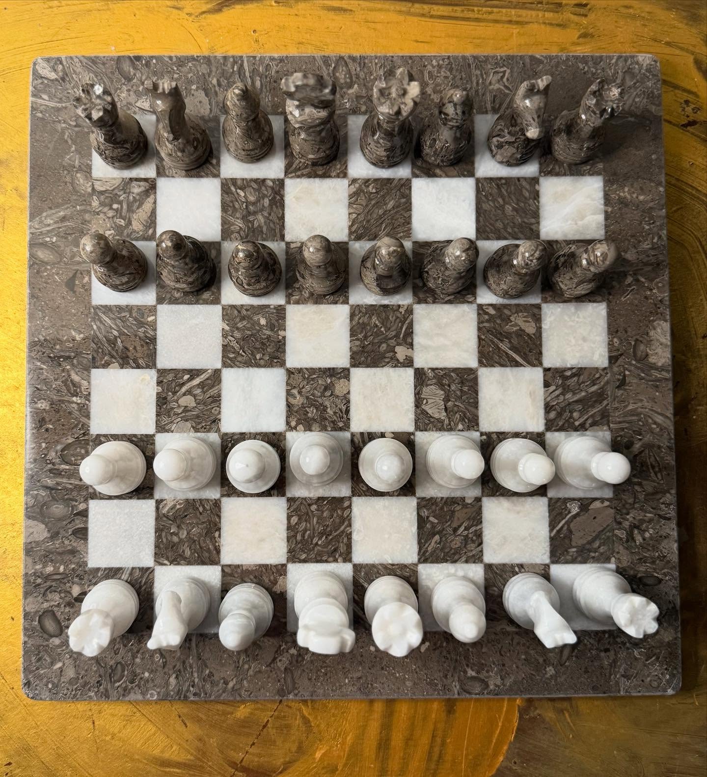 Afghan Marble Chess Set