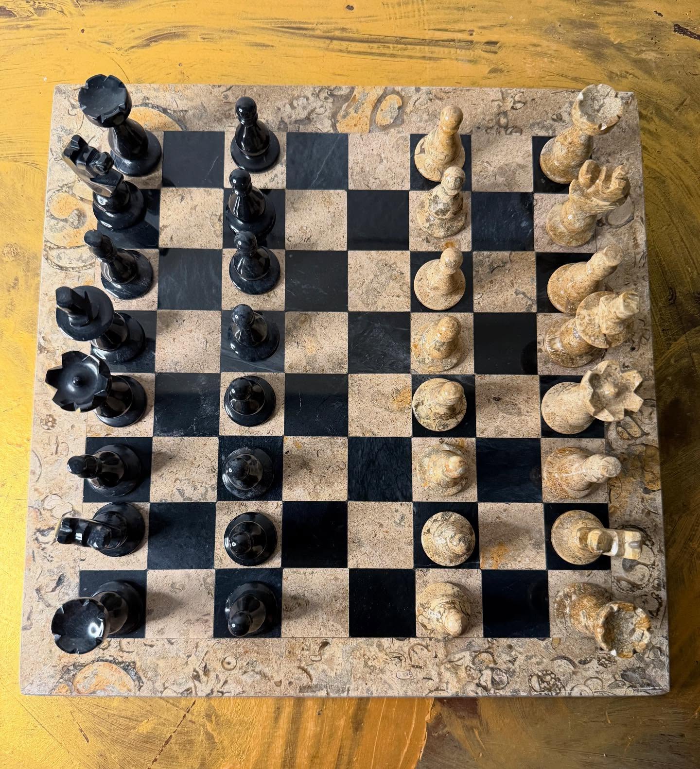 Afghan Marble Chess Set