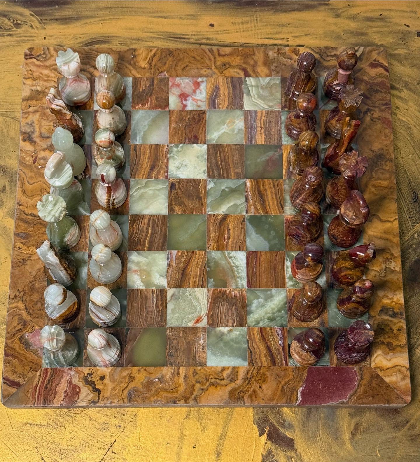 Afghan Marble Chess Set