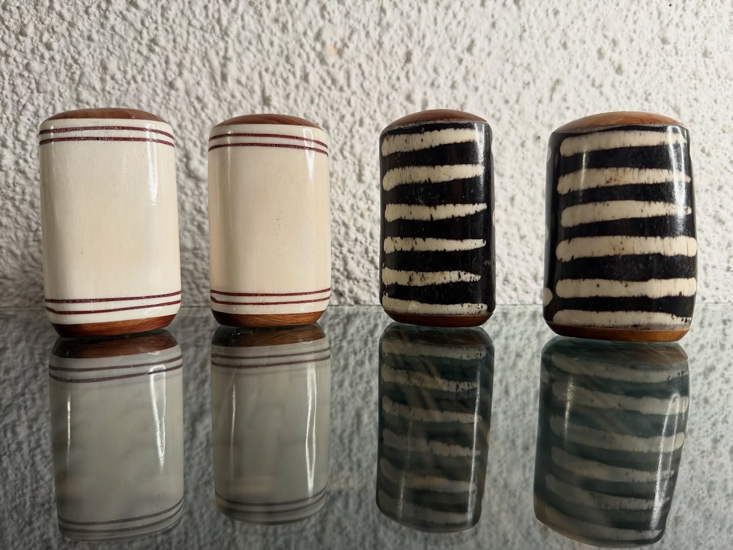 Handcrafted Salt and Pepper shakers