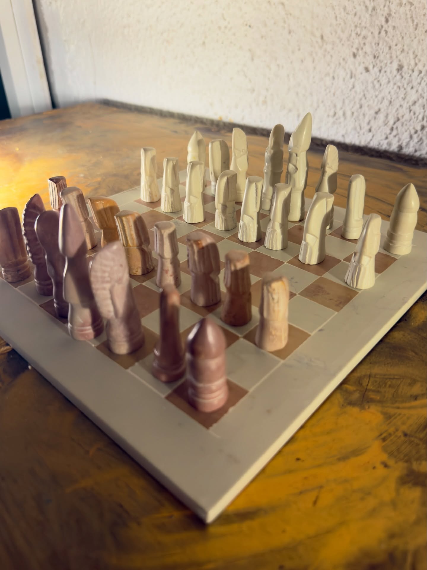 Wargame | African Soapstone Chess, small