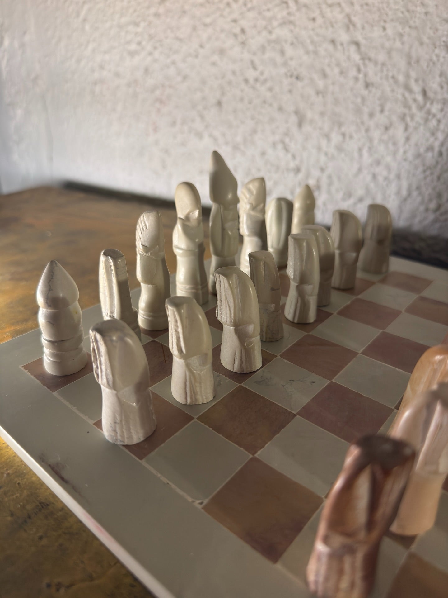 Wargame | African Soapstone Chess, small