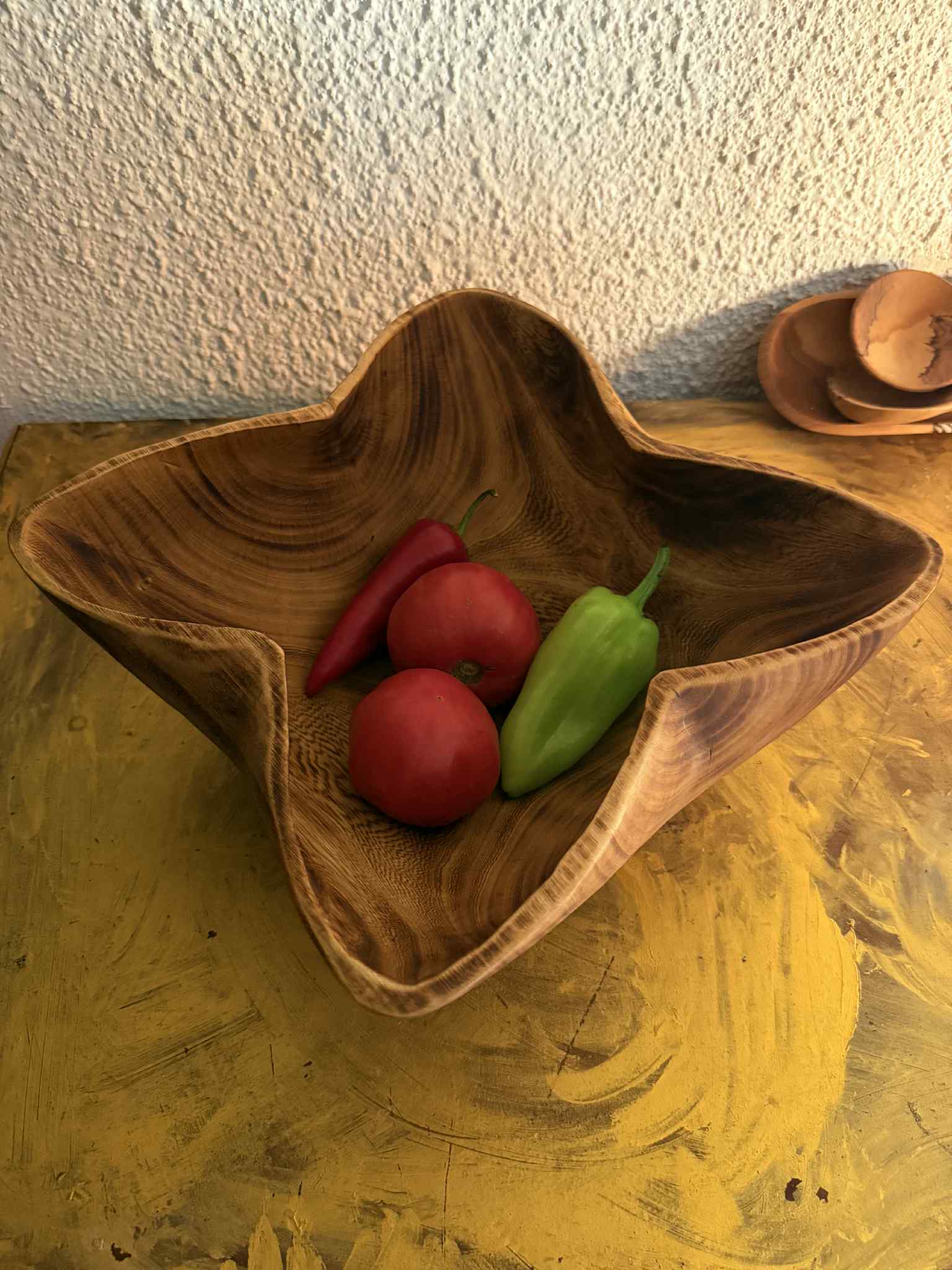 wooden salad bowl