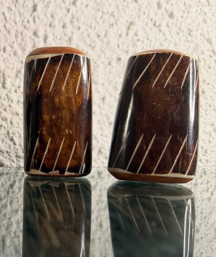 Handcrafted Salt and Pepper shakers