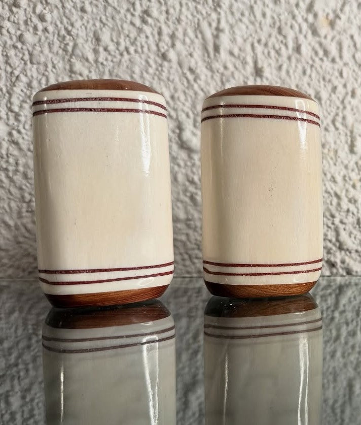 Handcrafted Salt and Pepper shakers