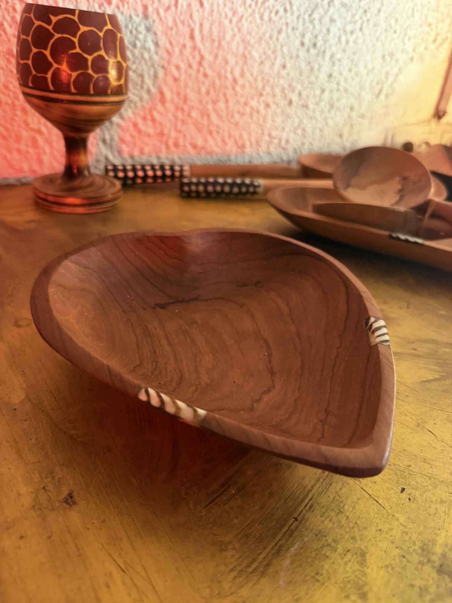 wooden salad bowl