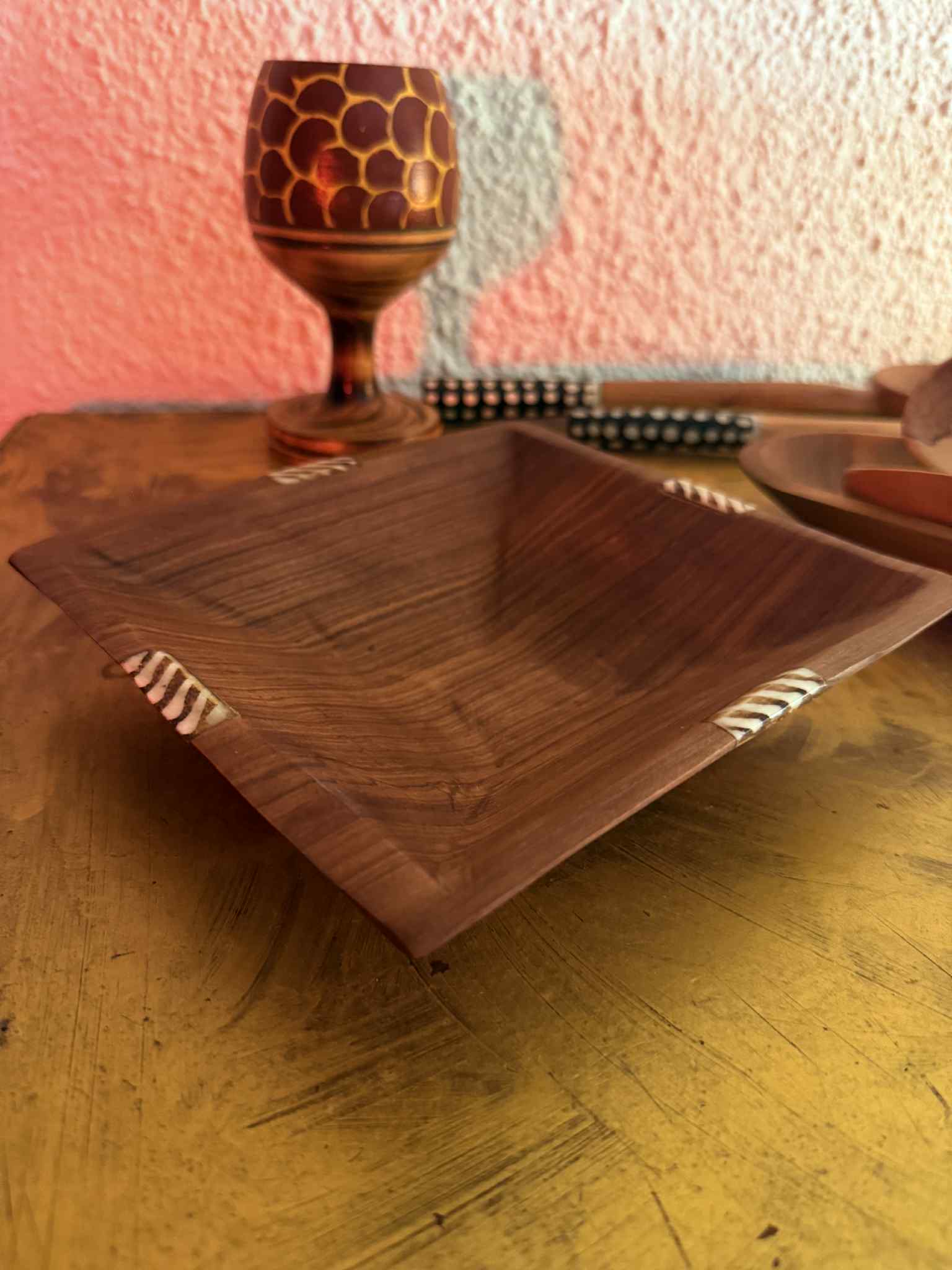 wooden salad bowl