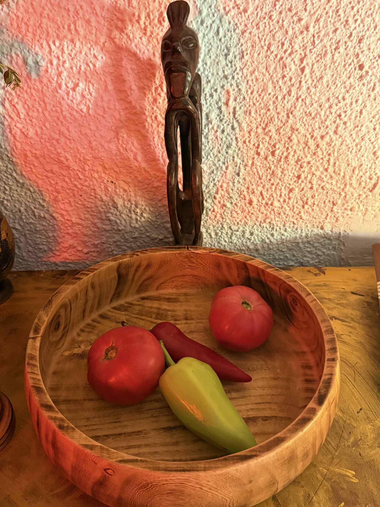 wooden salad bowl