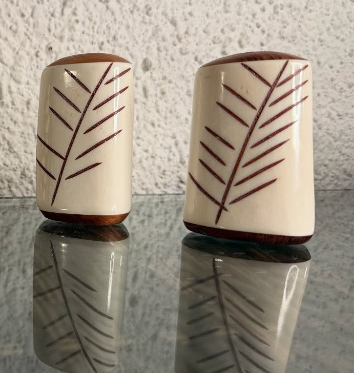 Handcrafted Salt and Pepper shakers