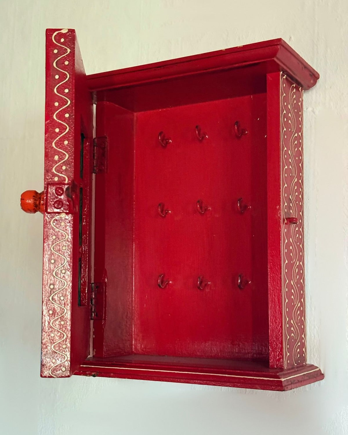Wooden Wall Key Cabinet
