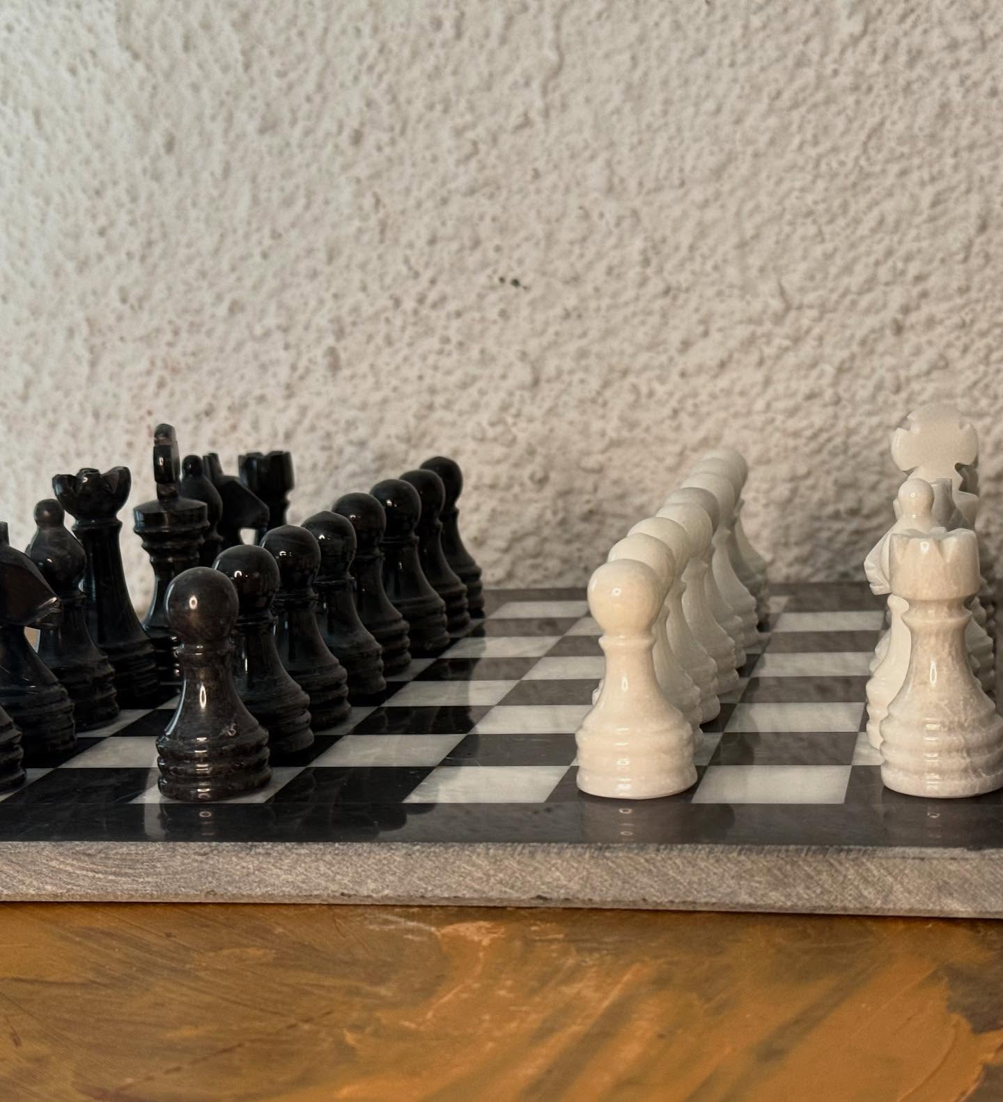 Afghan Marble Chess Set