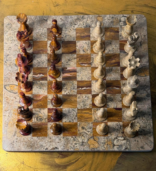 Afghan Marble Chess Set