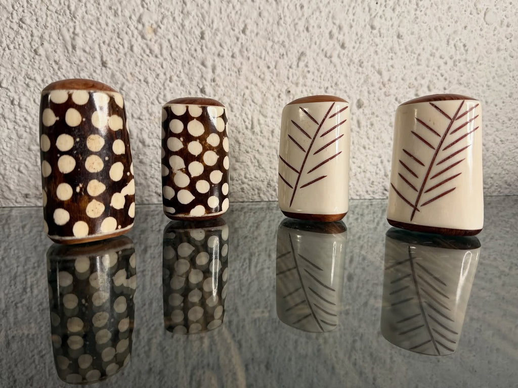 Handcrafted Salt and Pepper shakers