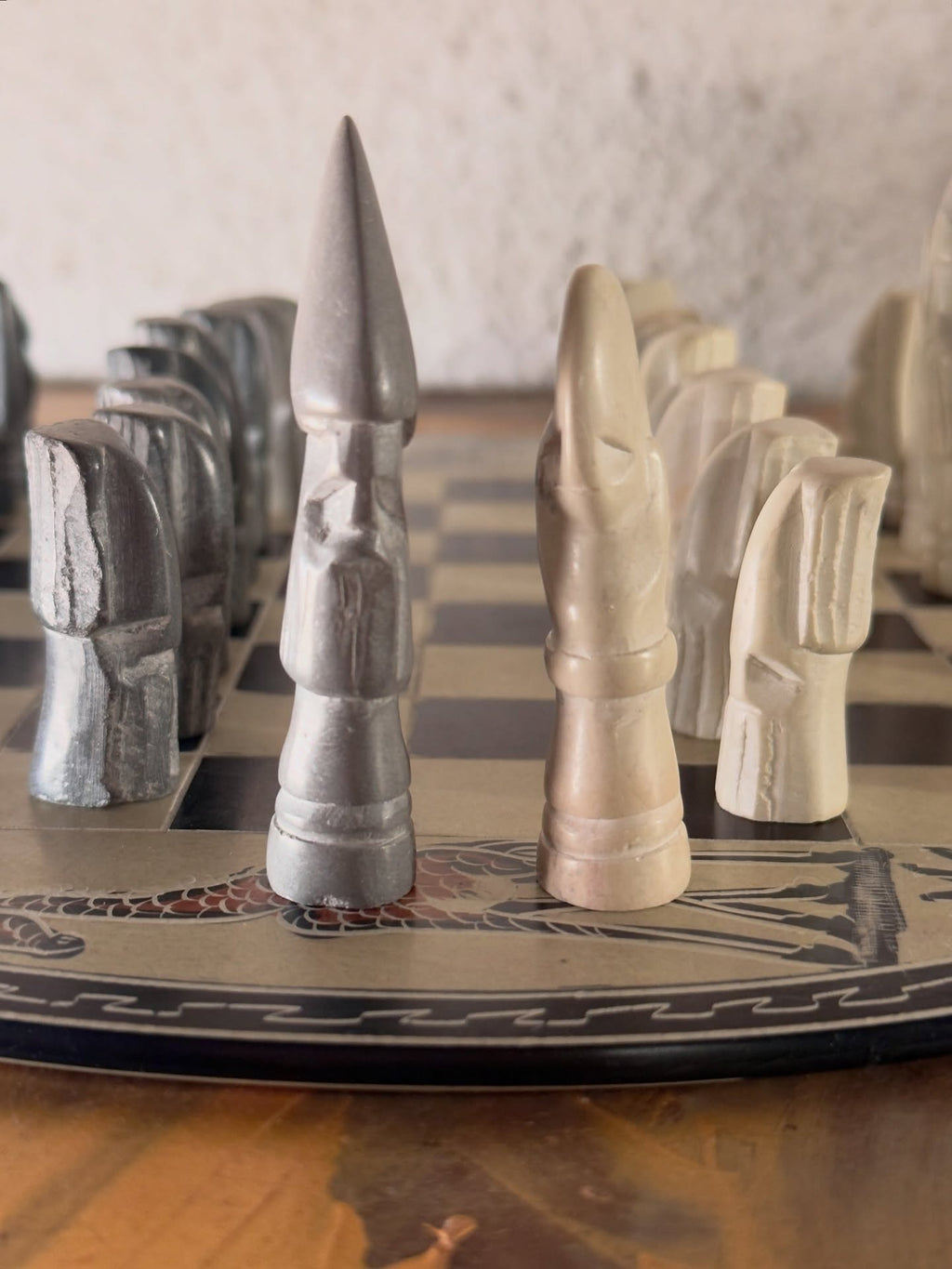 Wargame | African Soapstone Chess, small
