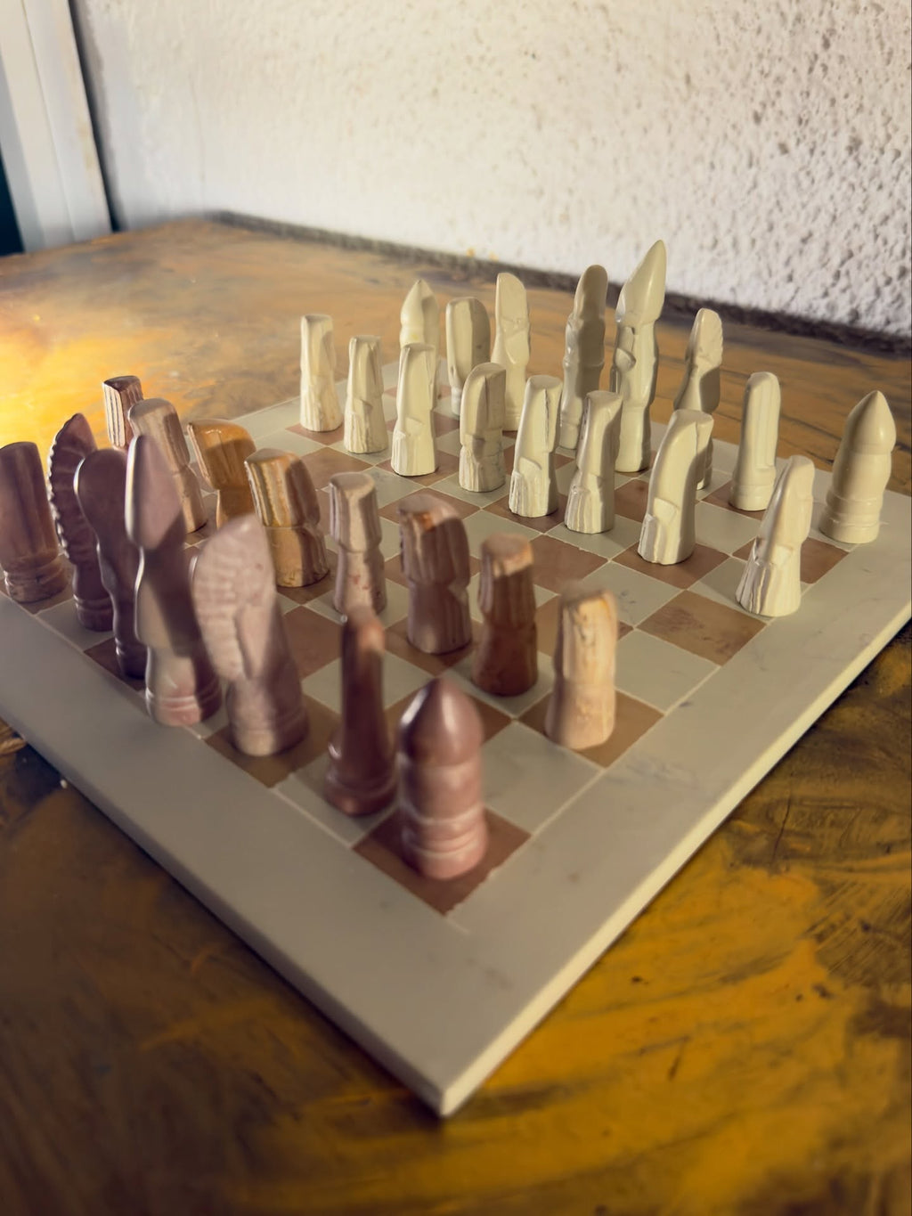 Wargame | African Soapstone Chess, small