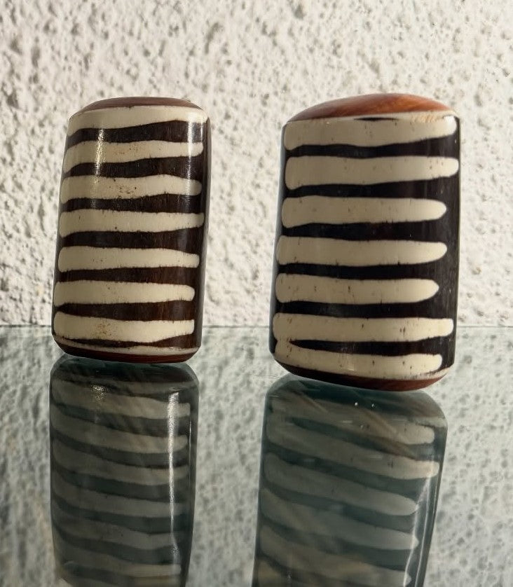 Handcrafted Salt and Pepper shakers